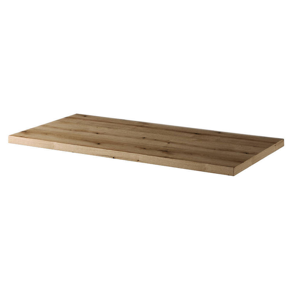 WASCHTISCHUNTERSCHRANK Skelbolu - Eichefarben/Schwarz, Holzwerkstoff/Metall (81/60/40cm) - [en.casa]