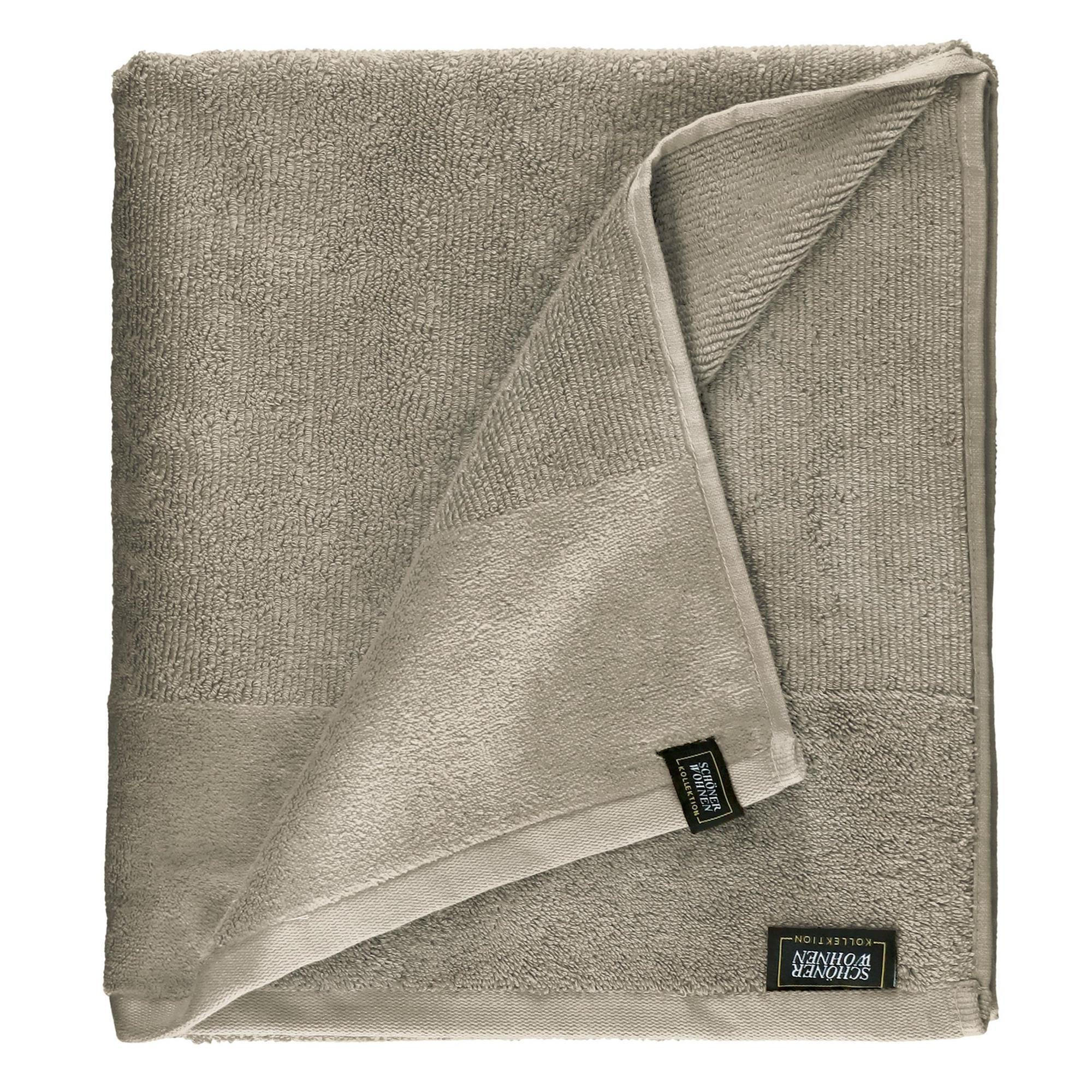 BADETUCH SENSE - Sandfarben, Textil (100/150cm) - Schöner Wohnen