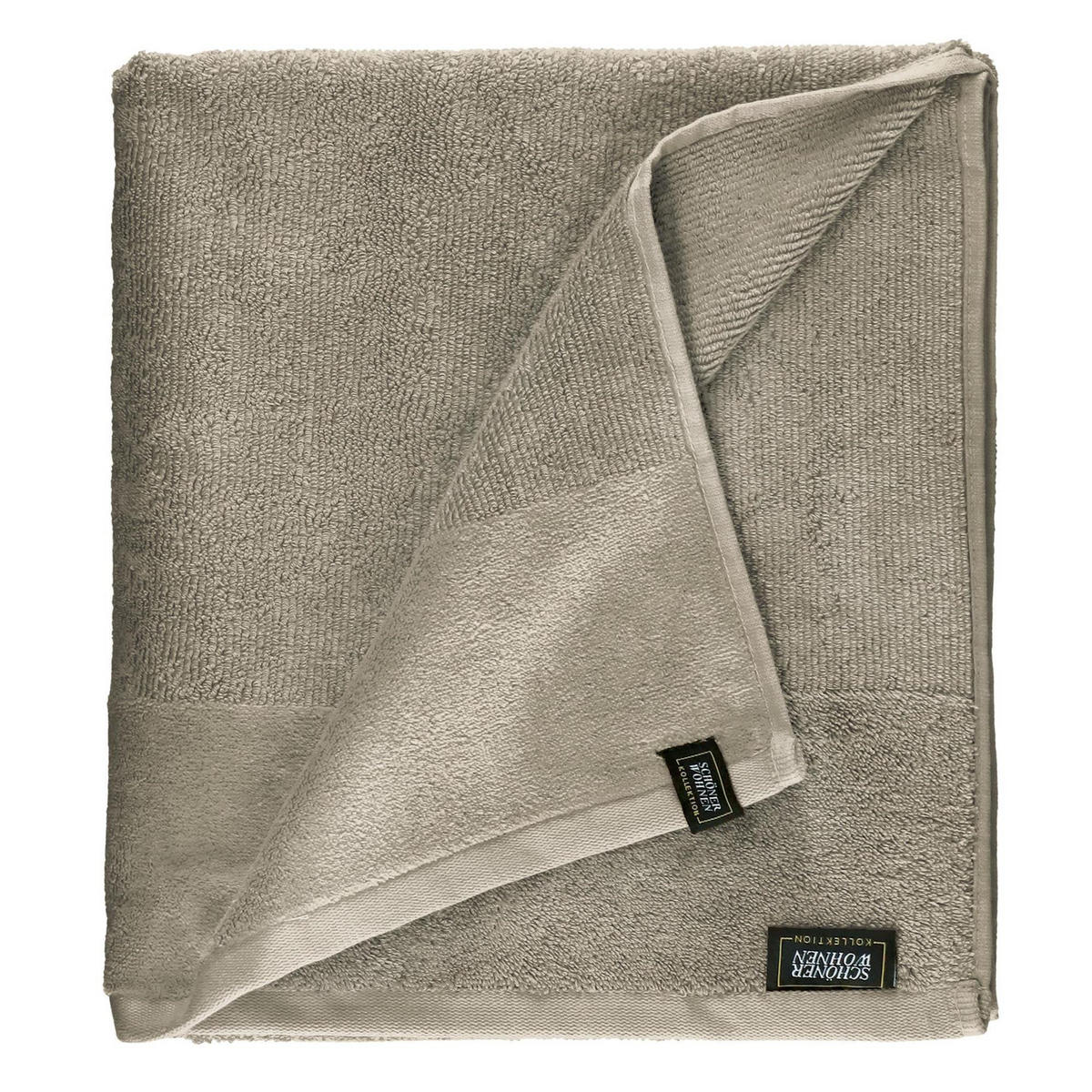 BADETUCH SENSE - Sandfarben, Textil (100/150cm) - Schöner Wohnen