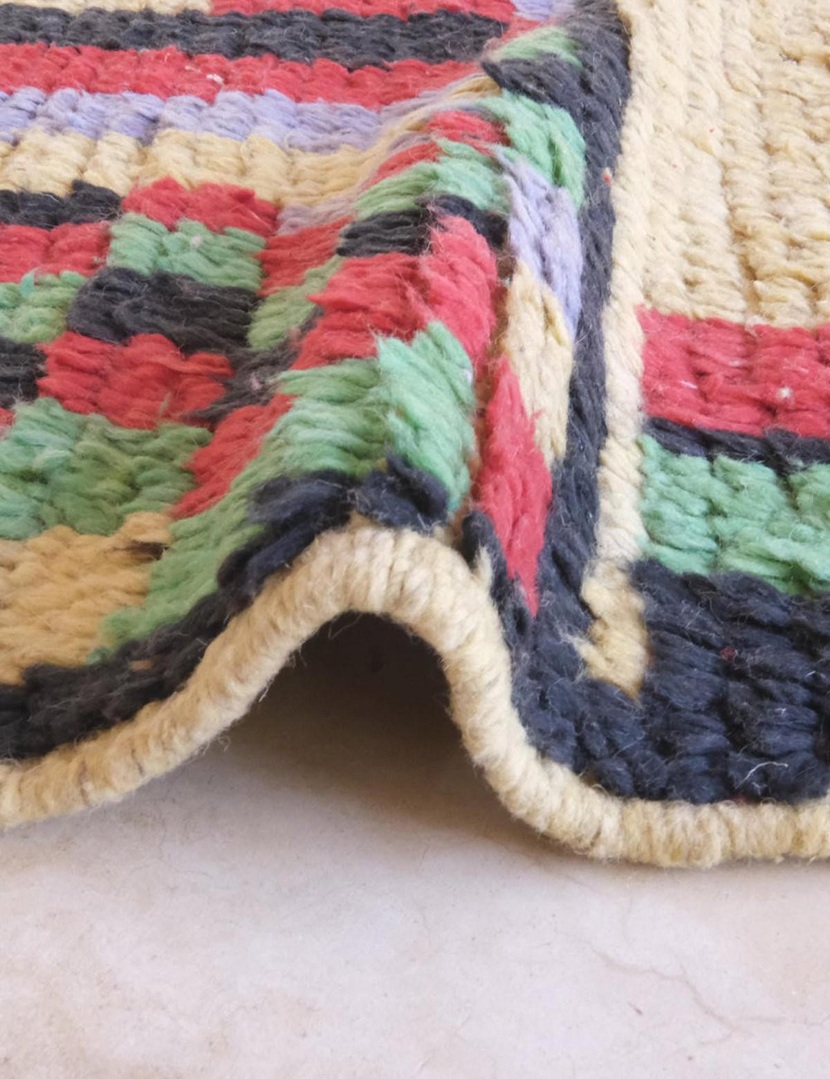 BERBERTEPPICH aus reiner Wolle 175x 247 cm - Multicolor, Naturmaterialien (175/247cm) - AFK Living