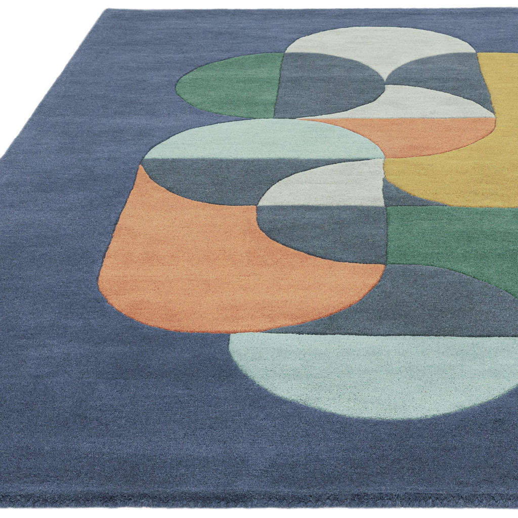 Thumbnail - Kadima Design Teppich, Dunkelblau, Textil, Grafikmuster, Rechteckig, 120x170 cm, in verschiedenen Größen erhältlich, str...