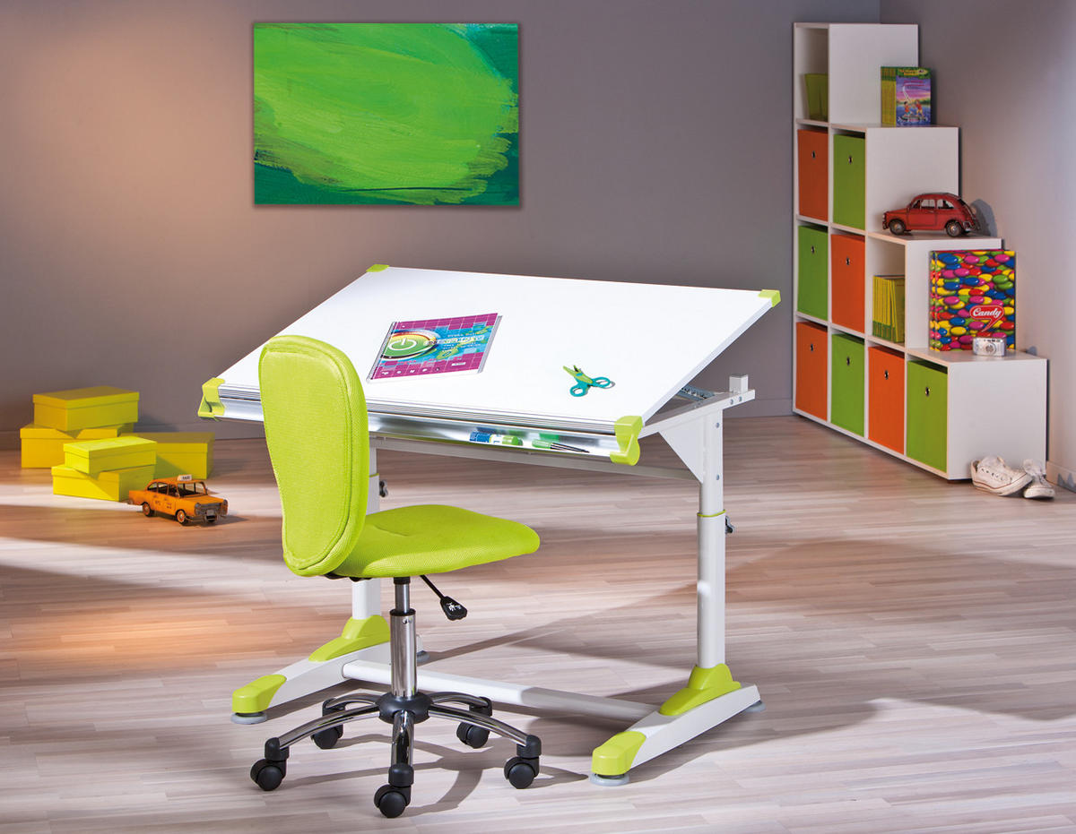 SCHREIBTISCH Weiß - Weiß, Holzwerkstoff (100/69/66cm) - ebuy24