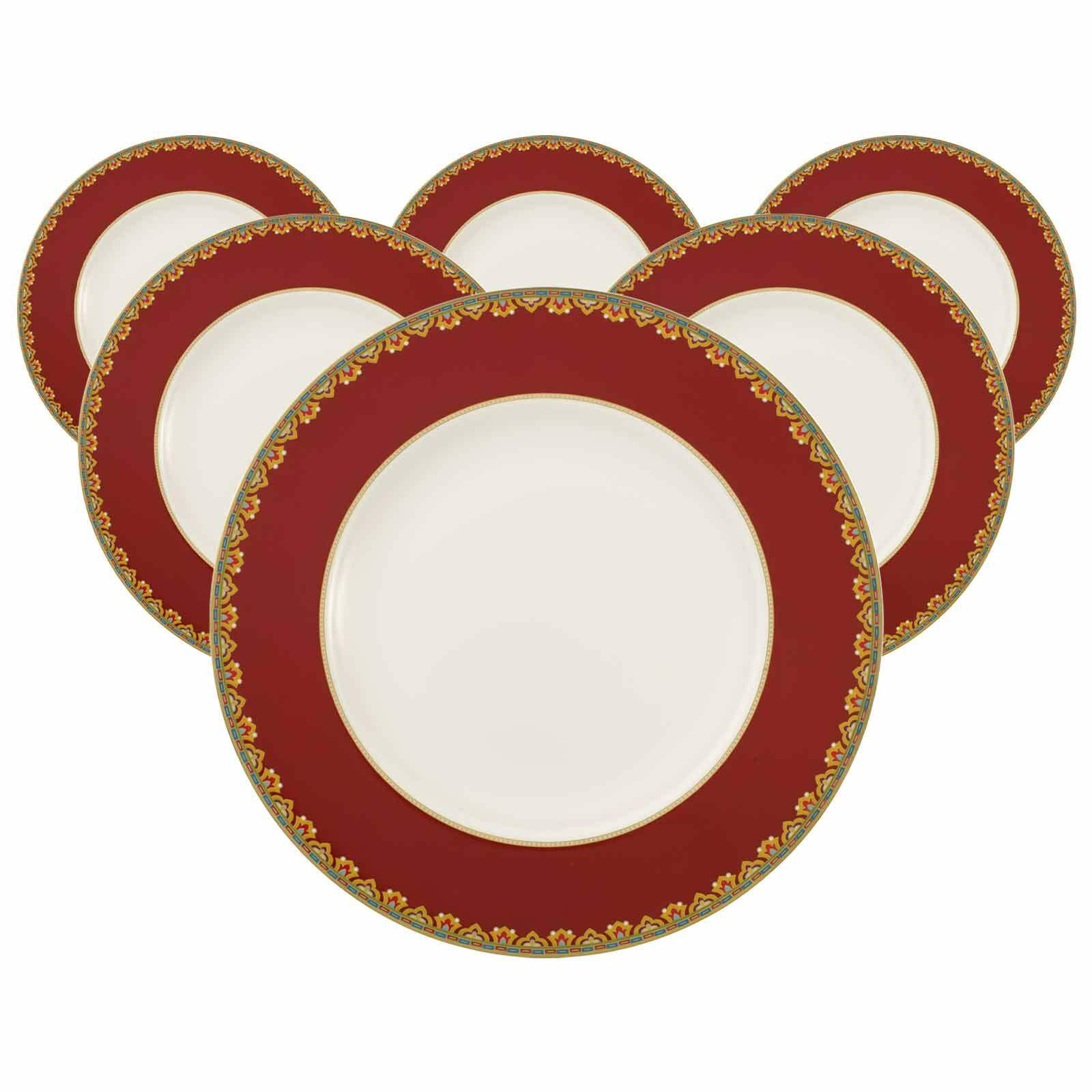 SPEISETELLER Samarkand Rubin bunt ø 27,7 cm 6er Set - Multicolor, Keramik (27.7cm) - Villeroy & Boch