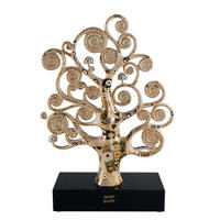 DEKOFIGUR Gustav Klimt - Der Lebensbaum, Porzellan, Bunt, Limited Edition, 53 cm - Multicolor, Keramik (12/53/38cm) - Goebel