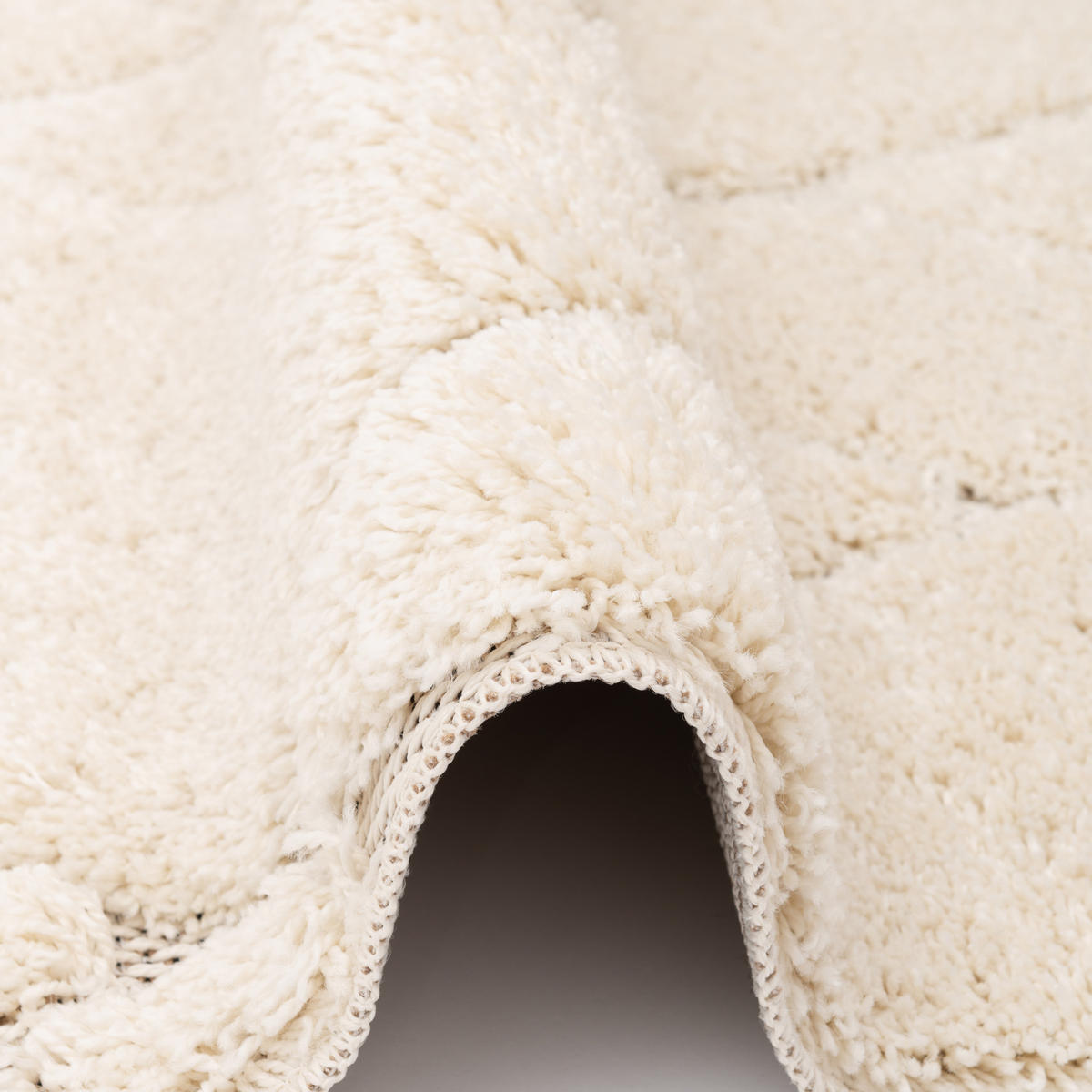 IN & OUTDOOR TEPPICH SHAGGY SYLT RAUTEN - Creme, Textil (80/150cm) - Pergamon