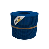 SICHTSCHUTZSTREIFEN PP Premium Gelocht 30 Prozent Streifen Enzianblau 26m - Blau, Kunststoff (2600/19cm) - ZAUN|ZU