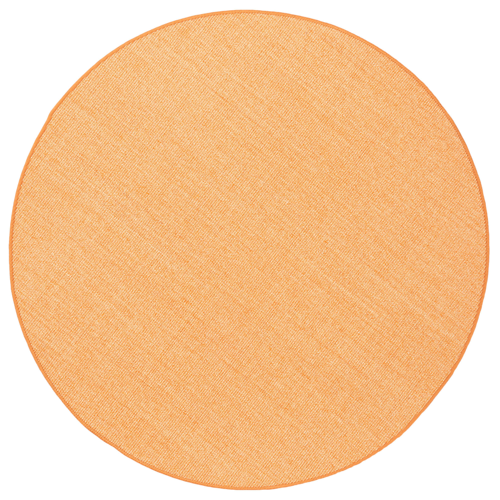 SISAL NATUR TEPPICH RUND - Orange, Textil (200/200cm) - Snapstyle