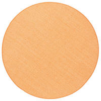 SISAL NATUR TEPPICH RUND - Orange, Textil (100/100cm) - Snapstyle
