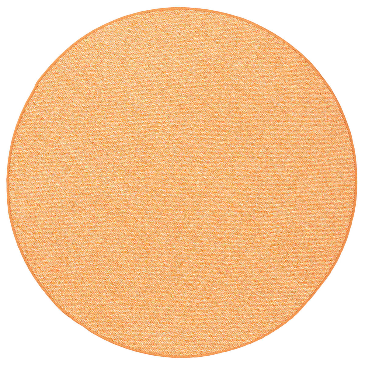 SISAL NATUR TEPPICH RUND - Orange, Textil (100/100cm) - Snapstyle