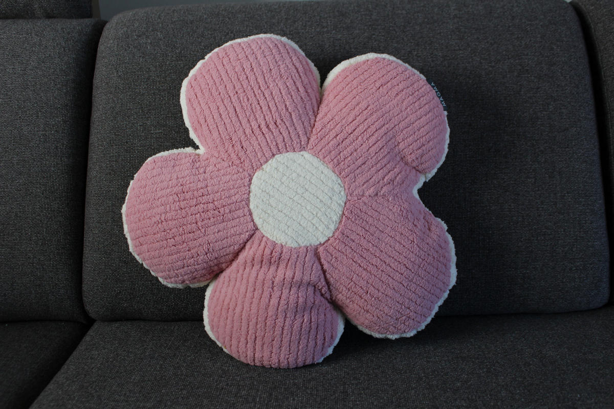 DEKOKISSEN BONNY Blume - Rosa, Textil (43cm) - Magma Heimtexx