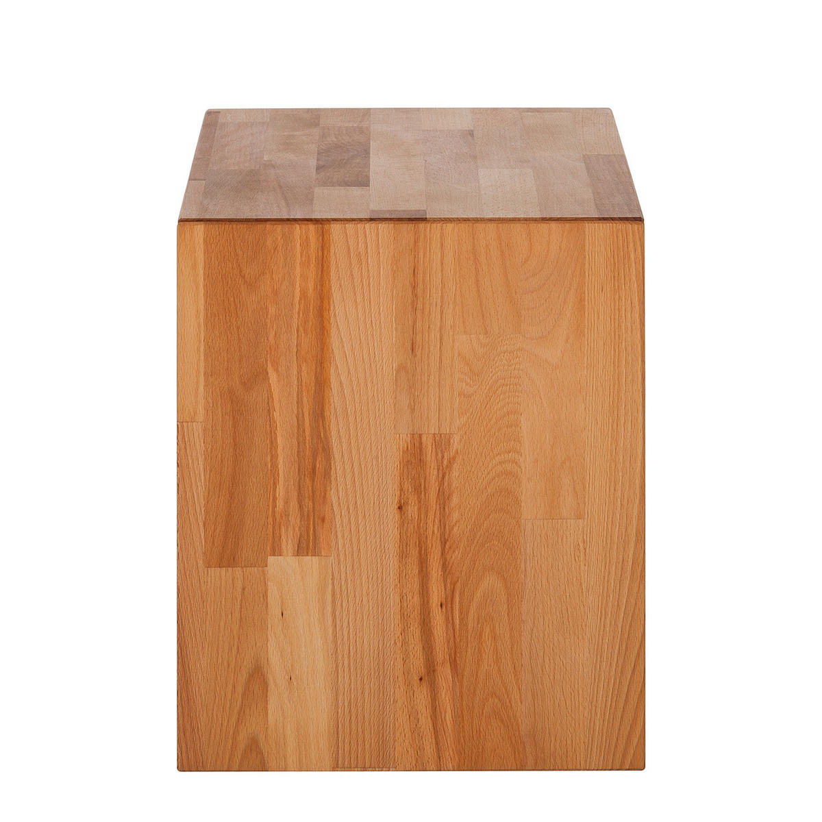 NACHTKOMMODE - Massivholz - Buchefarben, Holz (50/40/33cm) - home24