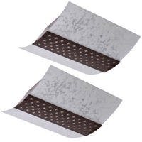 LED DECKENLEUCHTE SARAH Braun Metall Glas 2er Set - Braun, Glas (25.4/26.4/8.9cm)