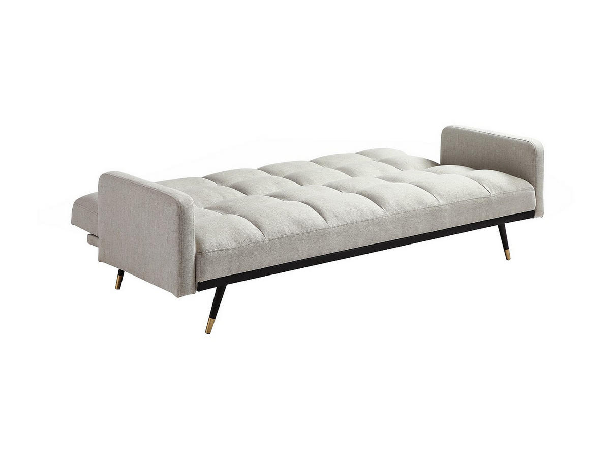 SOFA 3-Sitzer mit Schlaffunktion - Stoff - Beige - ROREMA - Beige, Textil (193/75/82cm) - Vente-Unique