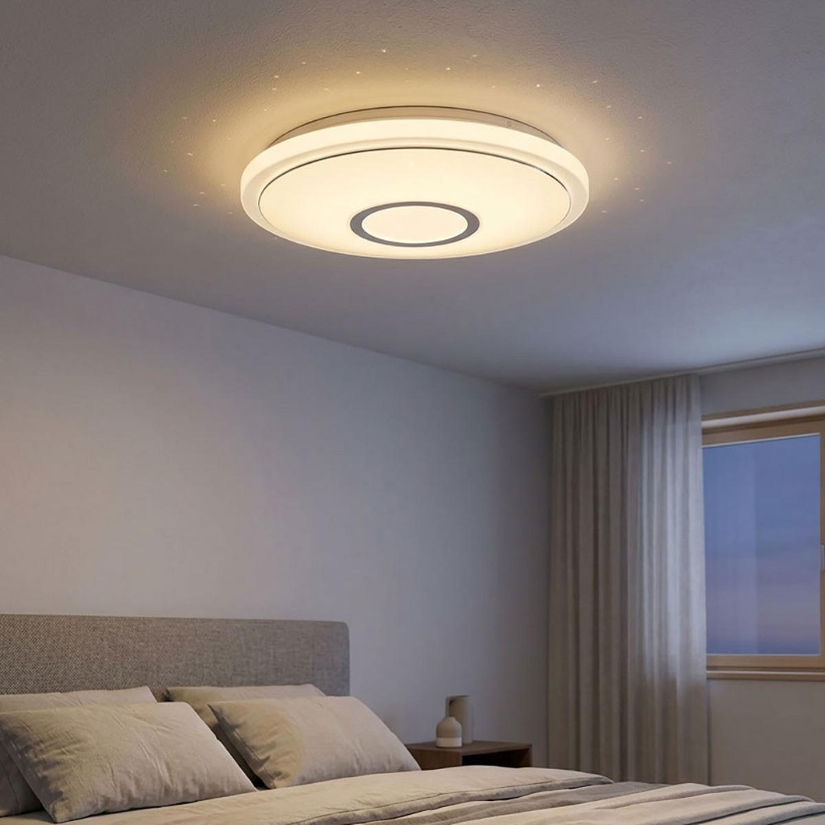 LED DECKENLEUCHTE CONNOR Acryl Weiß - Weiß, Metall (40/40/8cm) - Globo Lighting