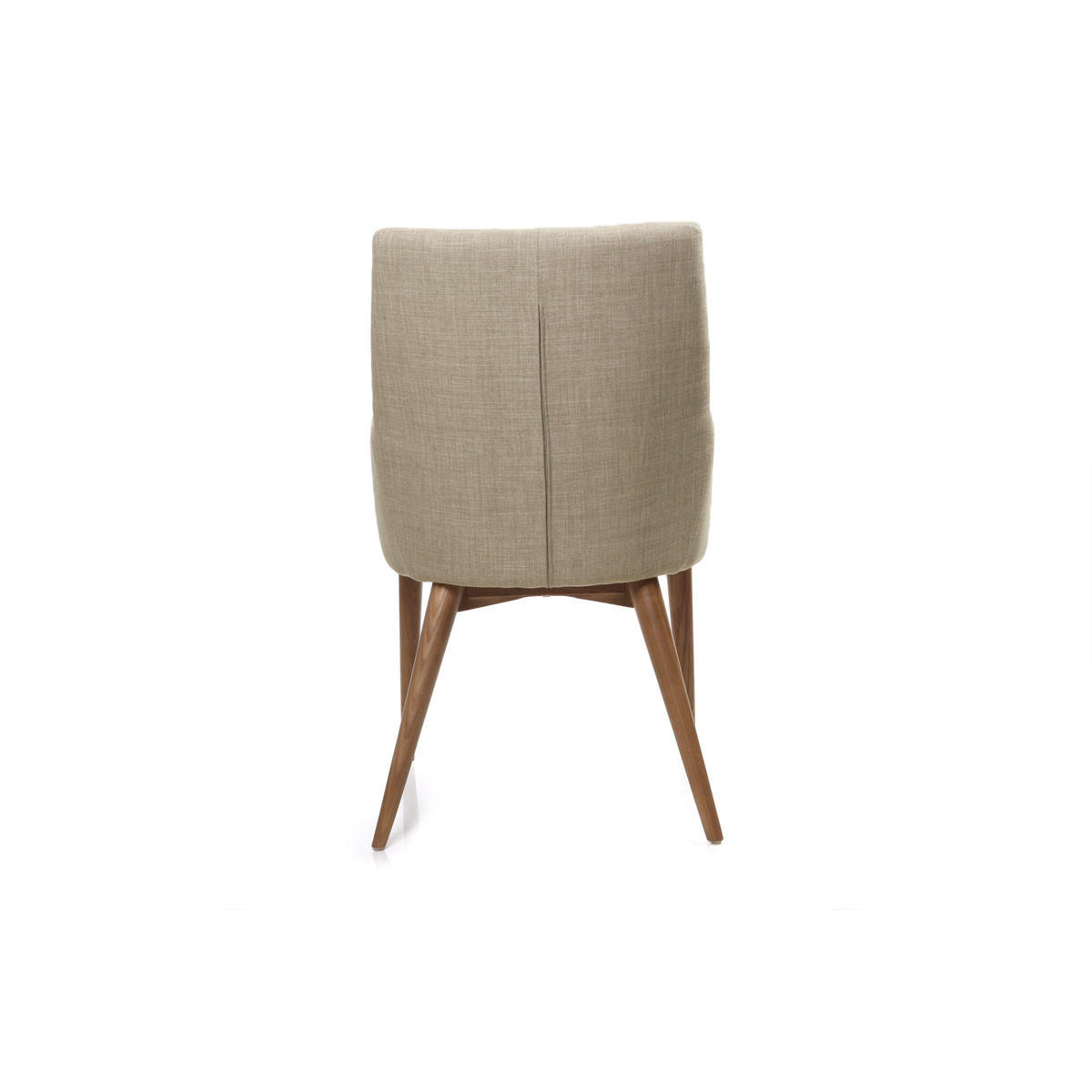 SESSEL 2er-Set Polyester Beige SHANA - Beige, Textil (61/86/55cm) - Miliboo