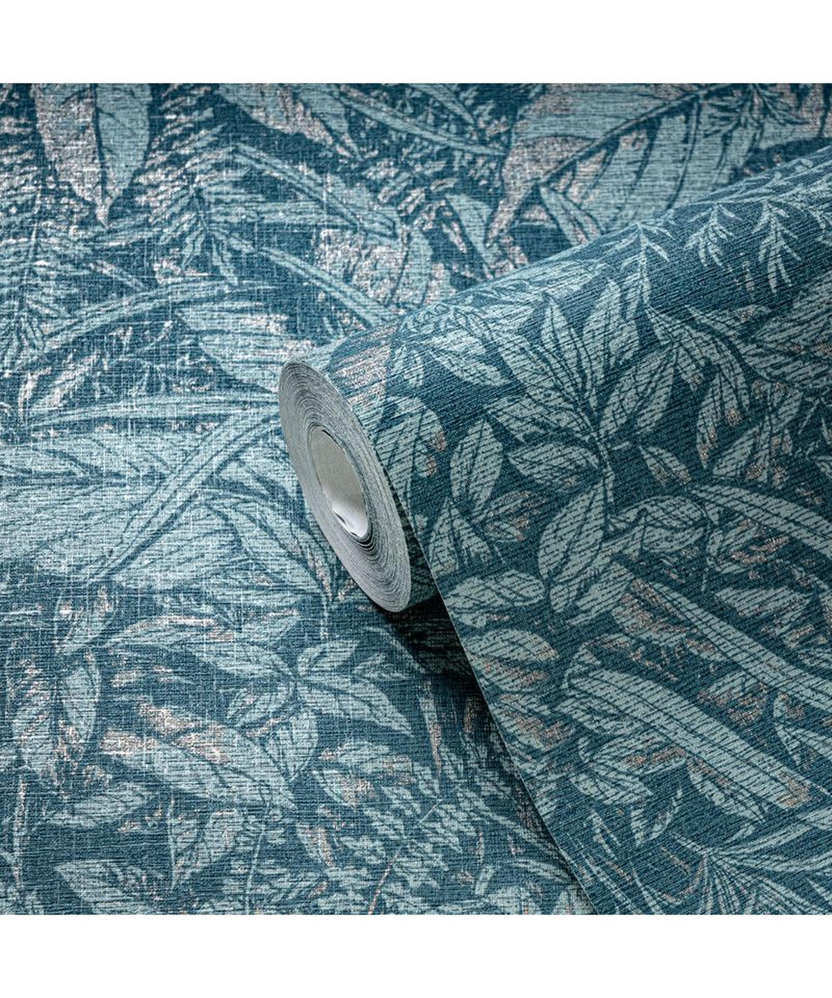 VLIESTAPETE Blau 53/1005 cm - Blau, Textil (53/1cm) - KUNSTLOFT