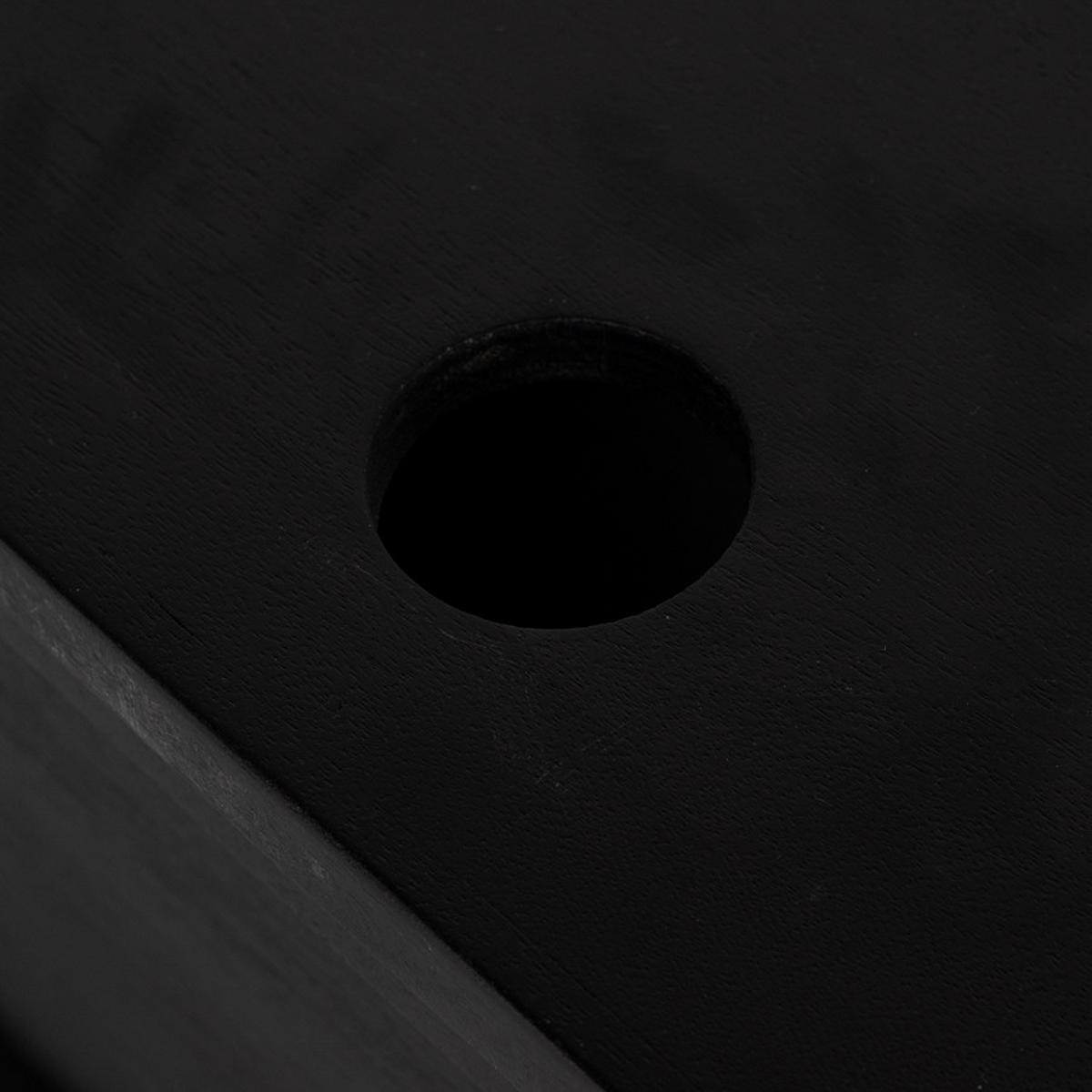 TV-MÖBEL schwebend aus Mangoholz 160cm, schwarz - Schwarz, Metall (160/40/30cm) - Giga Meubel