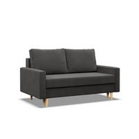 SOFA Blank grau 152/88/92 - Grau, Textil (152/88/92cm) - SIMKAM Furniture