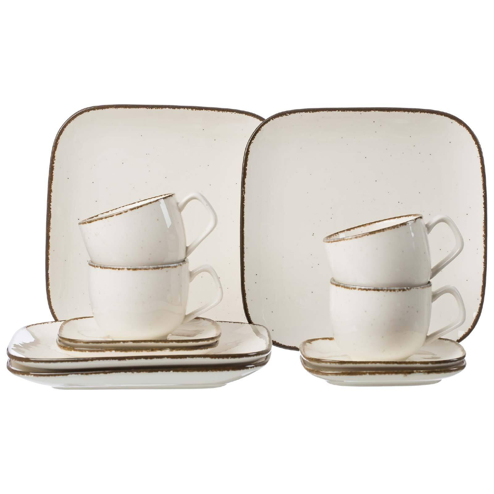KAFFEESERVICE Casa Creme 12er Set - Creme, Keramik (30/27/33cm) - Ritzenhoff Breker