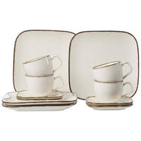 KAFFEESERVICE Casa Creme 12er Set - Creme, Keramik (30/27/33cm) - Ritzenhoff Breker