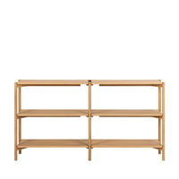 HOLZREGAL 169x88cm - TOUI - Helles Holz - Eschefarben, Holz (169/88/30cm) - Drawer