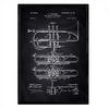 POSTER Trompete 2 Patent A3 Rahmenlos - Klar, Papier (29.7/5/42cm) - Nacnic