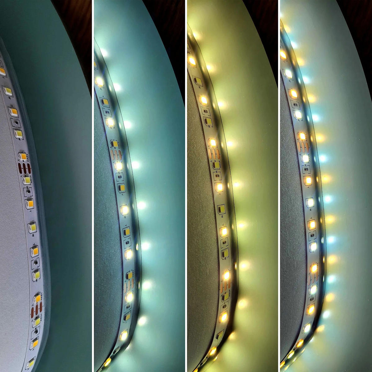 SPIEGEL Rea Led R-8040 80cm + 40cm - Transparent, Glas (80/80/2cm) - REA