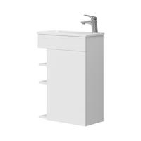 WASCHTISCHKOMBI Amadeo, Weiß, 2 Teile, mit Waschbecken - Weiß, Holzwerkstoff (50/70/56cm) - Vicco