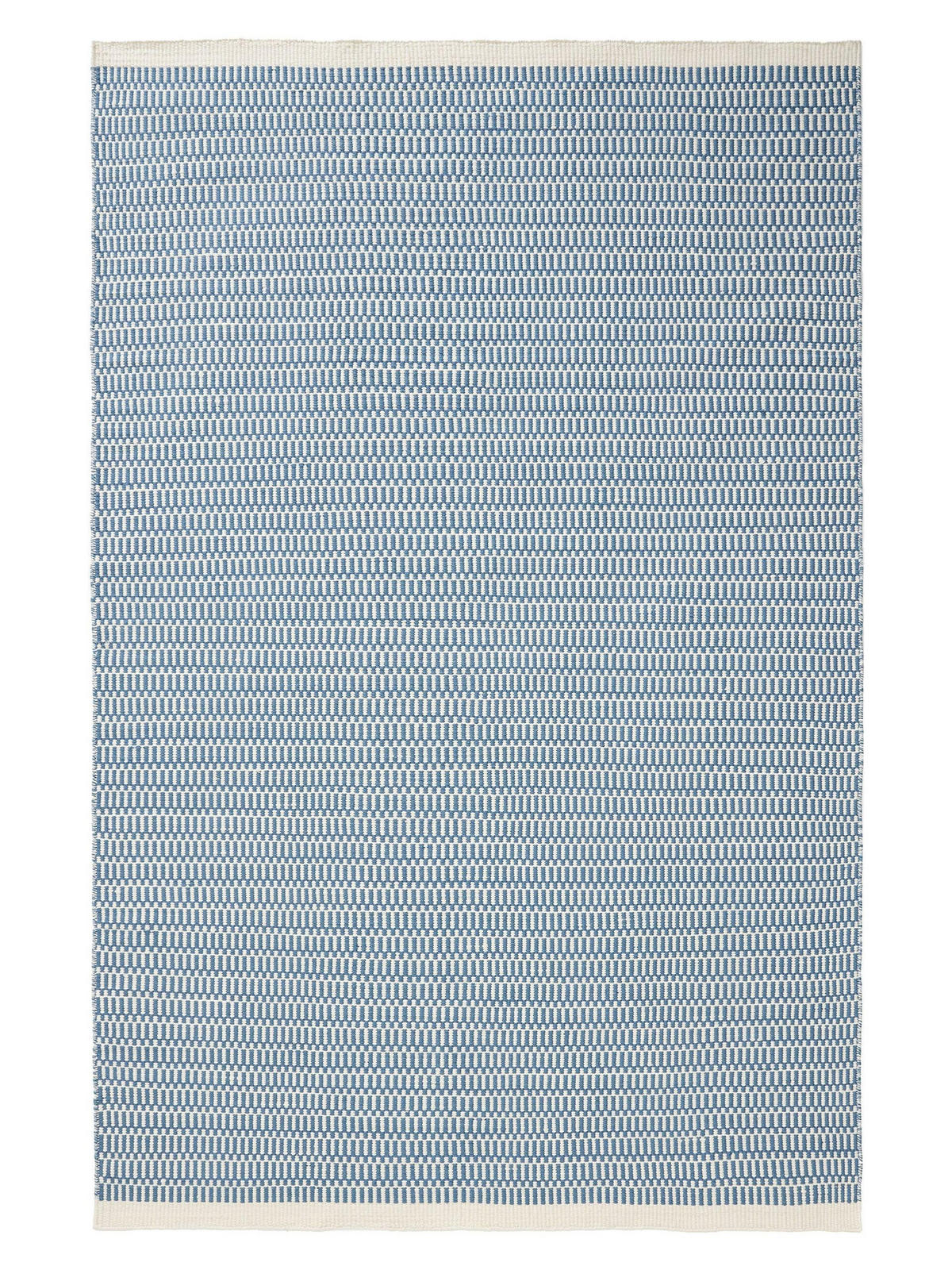 WOLLTEPPICH Laura handgewebt 250/350 cm - Blau, Naturmaterialien/Textil (250/350cm) - benuta Pure