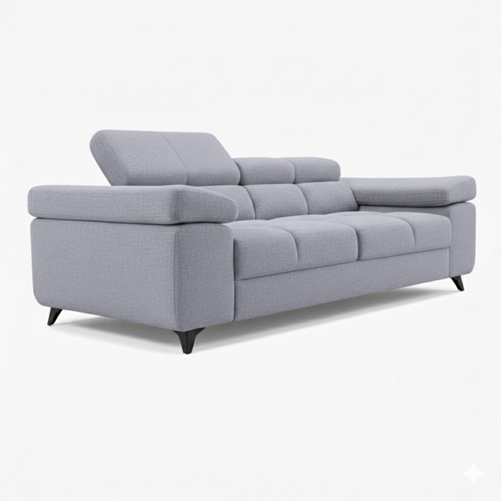 KS Home Concept 2-Sitzer Grau 194x90x97 cm