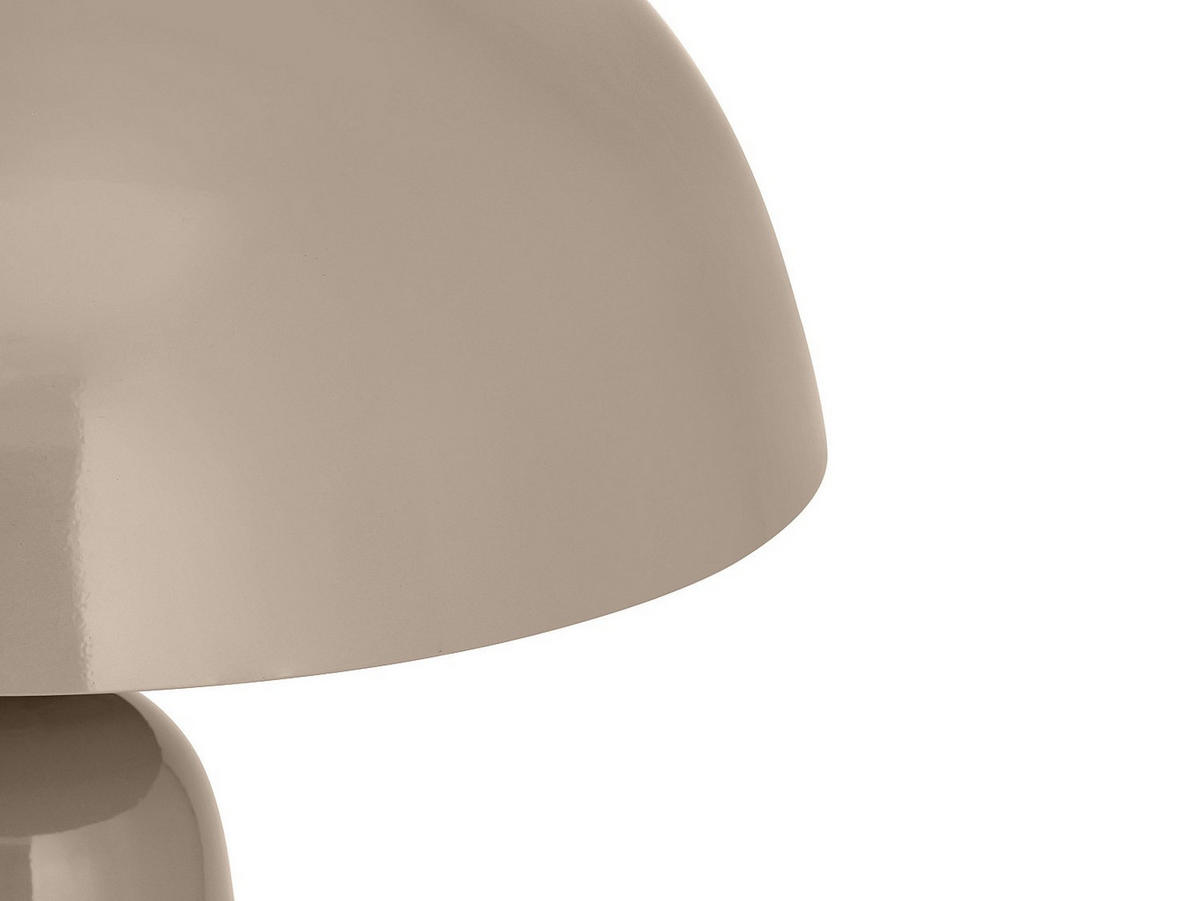 TISCHLAMPE - 39 x 39 - metall - beige Larkin - Beige, Metall (39/39/52cm) - Vente-Unique