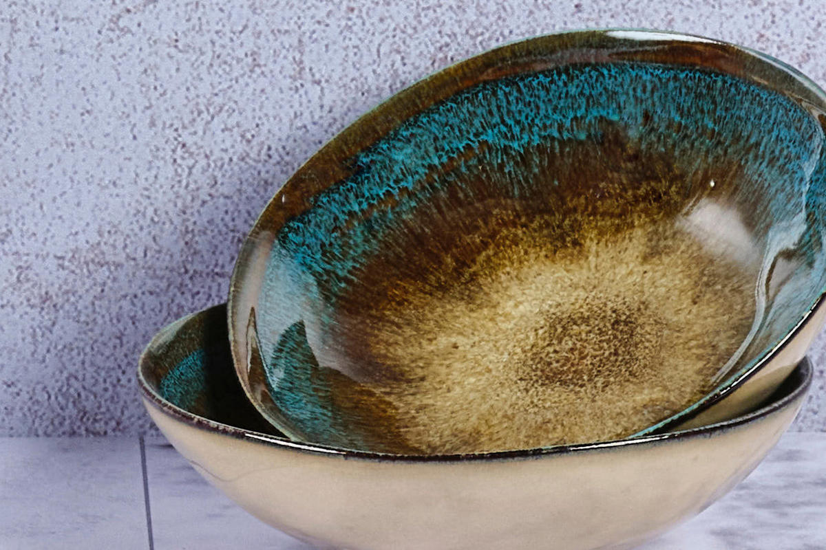 SCHÄLCHEN Island Ø11,5cm - 6er-Set - Land & sea - Braun, Keramik (11.5cm) - Björn