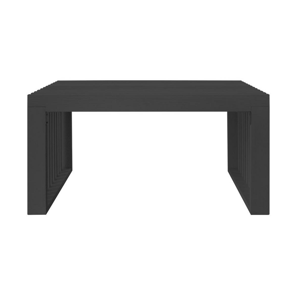 SITZBANK LORA - Schwarz, 78 cm - Schwarz, Holz (78/42/40cm) - Home Deluxe