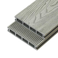 TERRASSENDIELEN SAMANA PREMIUM - Antik, 30m² - Hellgrau, Kunststoff (220/14.6/2.5cm) - Home Deluxe