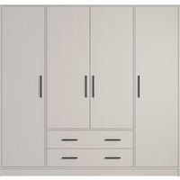 DREHTÜRENSCHRANK VANO 200/190/56cm 4-türig Kaschmir - Kaschmir, Holzwerkstoff (200/190/56cm) - MASSENO