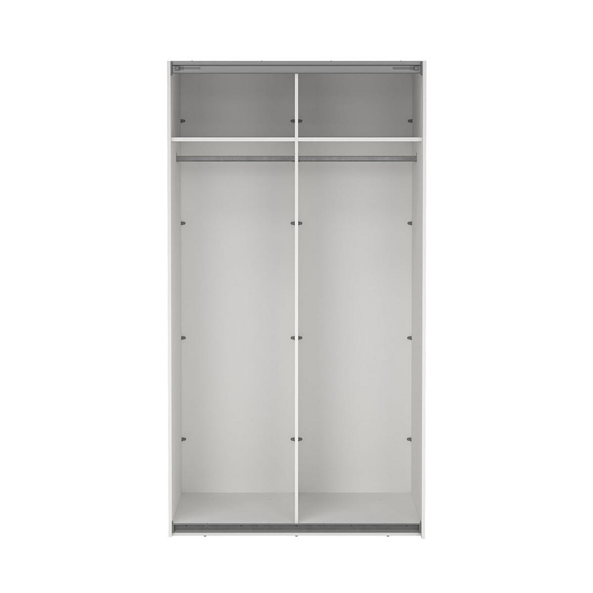 SCHIEBETÜRENSCHRANK, Como, Weiß, Holzwerkstoff, 119 x 67 x 221 cm - Weiß, Holzwerkstoff (119/221/67cm) - ebuy24
