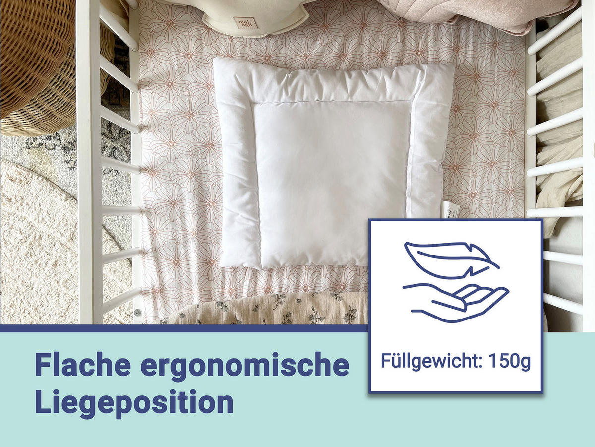 KISSEN, 35x40 cm, 50% Polyester, 50% Baumwolle, Weiß - Weiß, Textil (35/40cm) - Zollner
