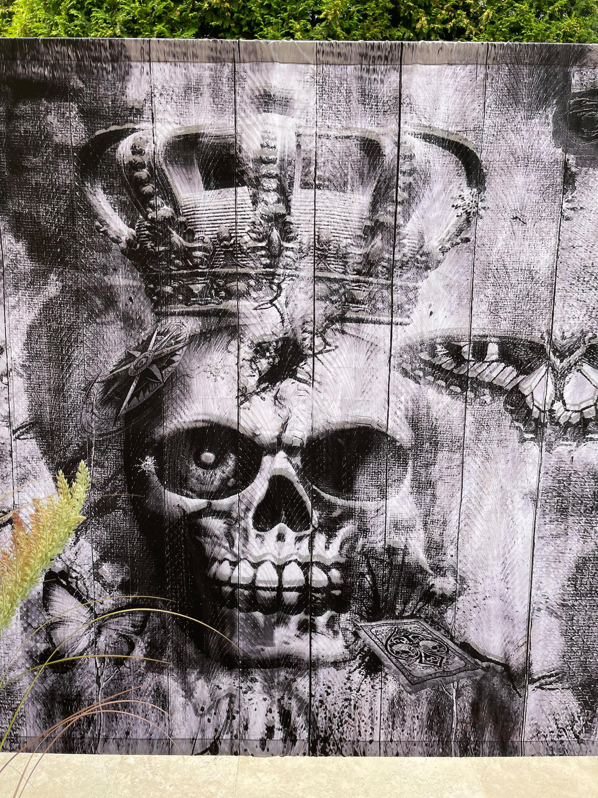 PARAVENT 1-tlg. 180x178 cm Skull - Multicolor, Metall (178/180cm) - QUICK STAR