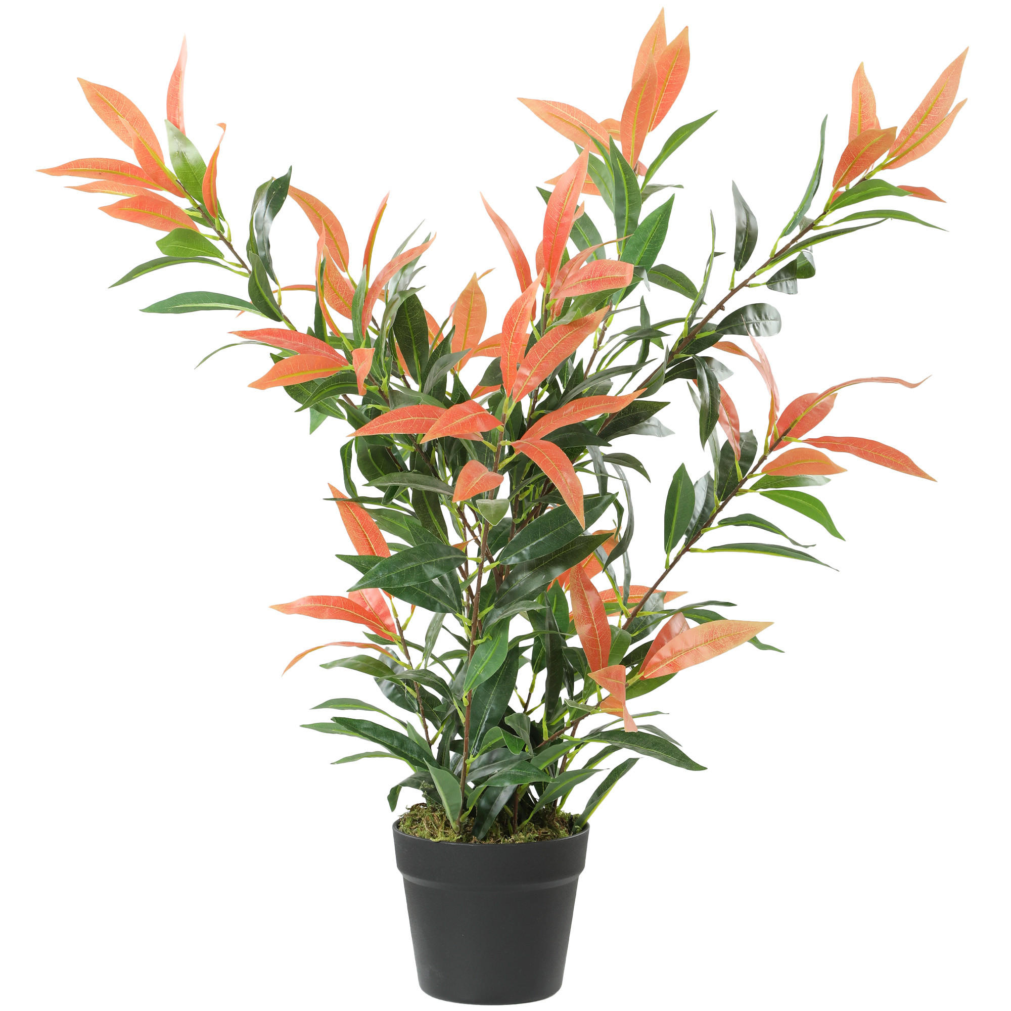 KÜNSTLICHE Pflanzen Rot 45.0/45.0/90.0cm - Rot, Kunststoff (90cm)