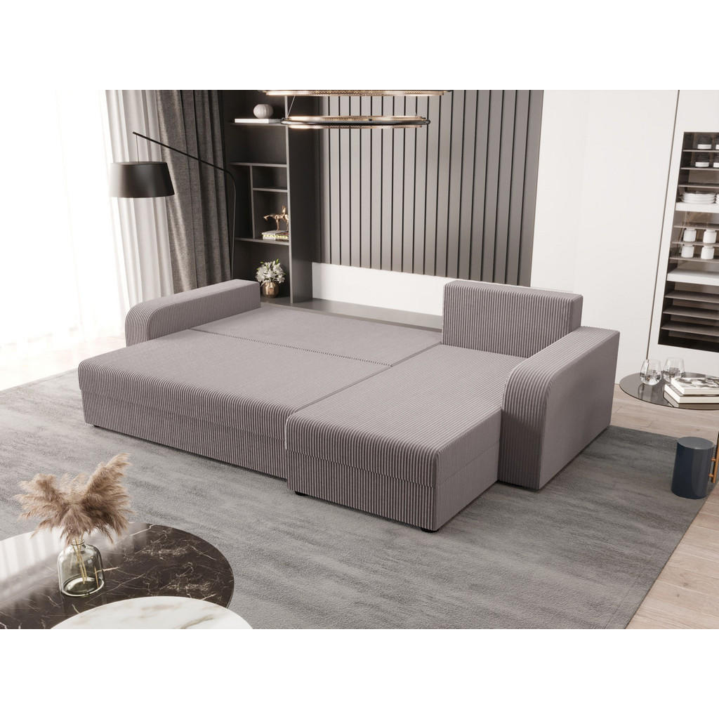 Thumbnail - Bedante Ecksofa, Grau, Textil, 4-Sitzer, 240x140 cm, Wohnzimmer, Sofas & Couches, Wohnlandschaften, Ecksofas