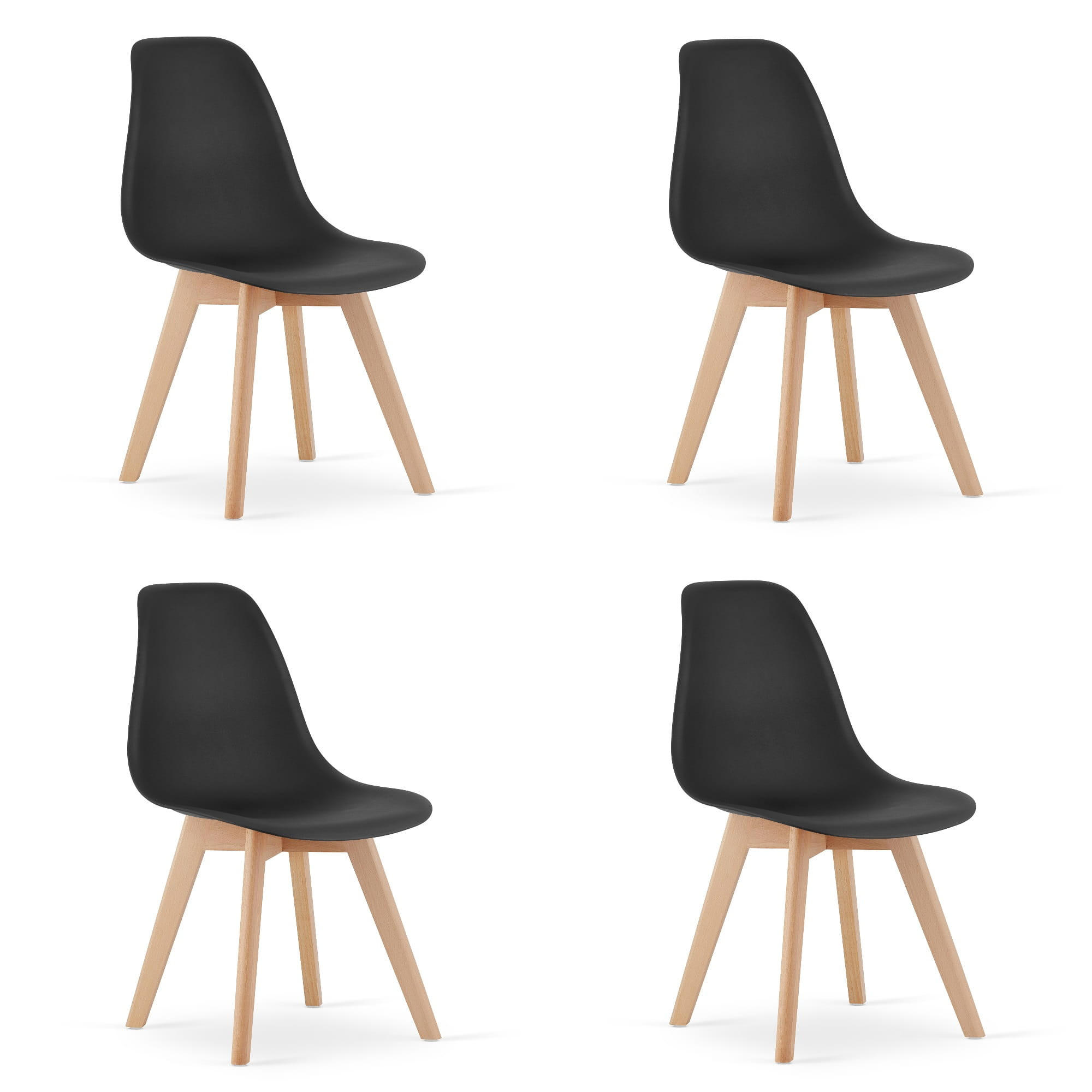Valora Esszimmerstuhl Schwarz 46x80x54.5 cm