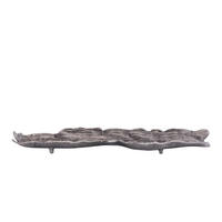 SCHALE Lukne Schwarz 77/20/5cm - Schwarz, Metall (5cm) - PTMD Collection