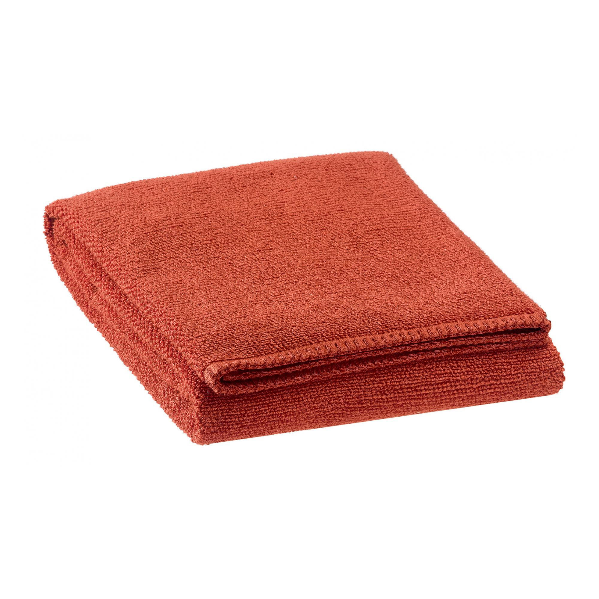 DUSCHTUCH Bora rooibos 70 x 130 cm - Terra cotta, Textil (70/130cm) - Vivaraise