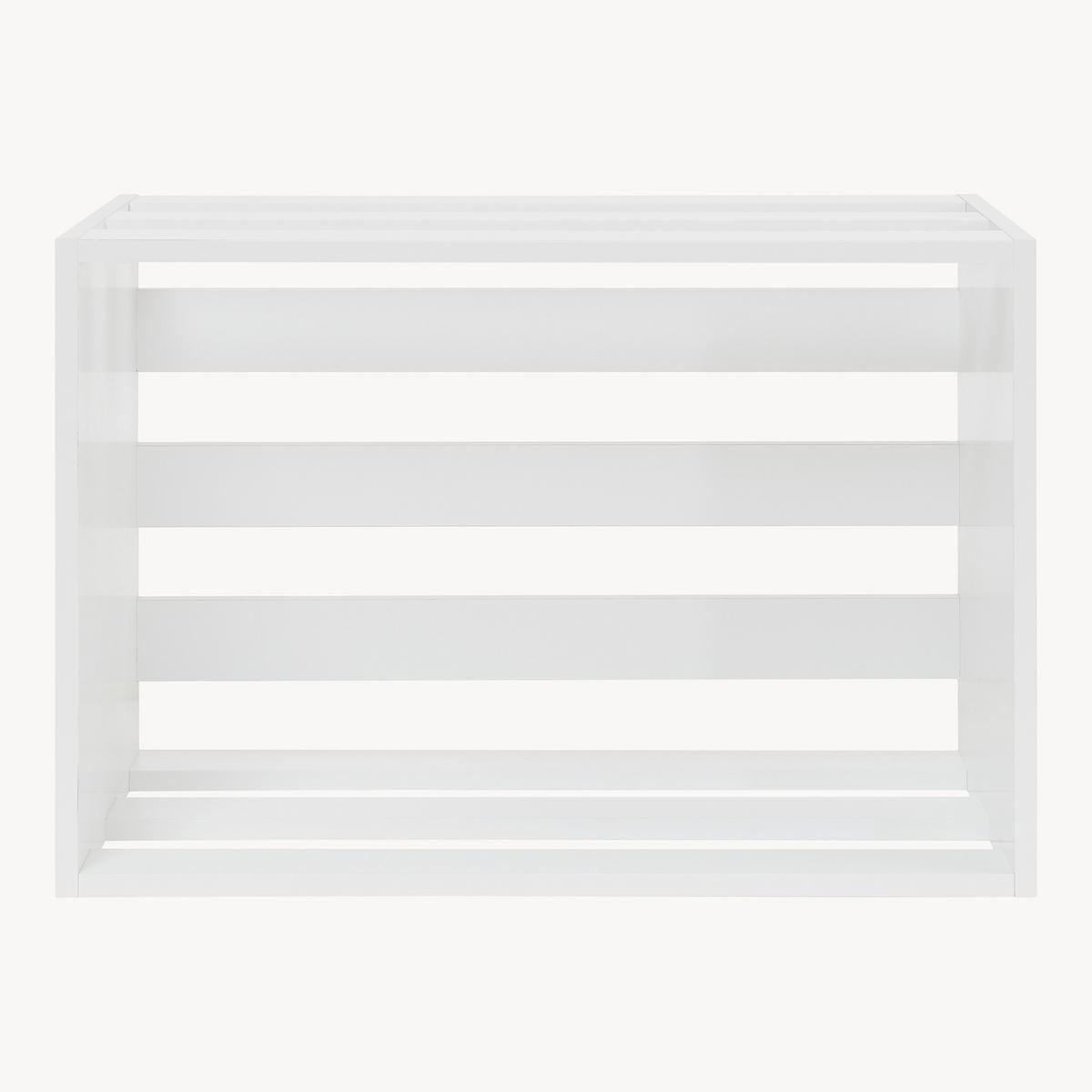 BEISTELLTISCH Rønde - Weiß, Holzwerkstoff (33/64/43cm) - [en.casa]