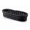BESTECKKORB Sino Schwarz 27/11/7 cm Holz - Schwarz, Holzwerkstoff (11/7/27cm) - Mondex