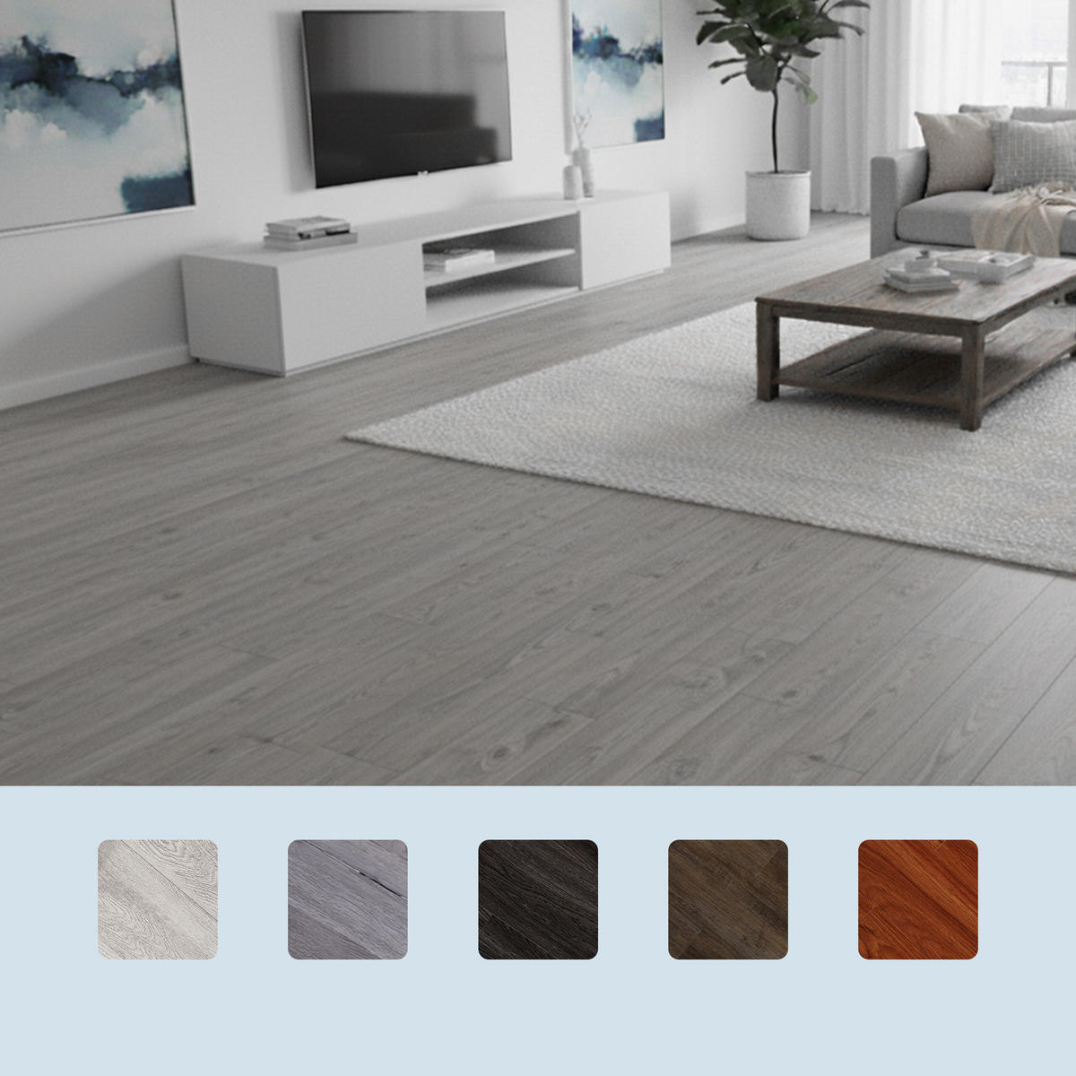 PVC Bodenbelag - Hellbraun, Kunststoff/Stein (1.8/91/15cm) - Relaxdays