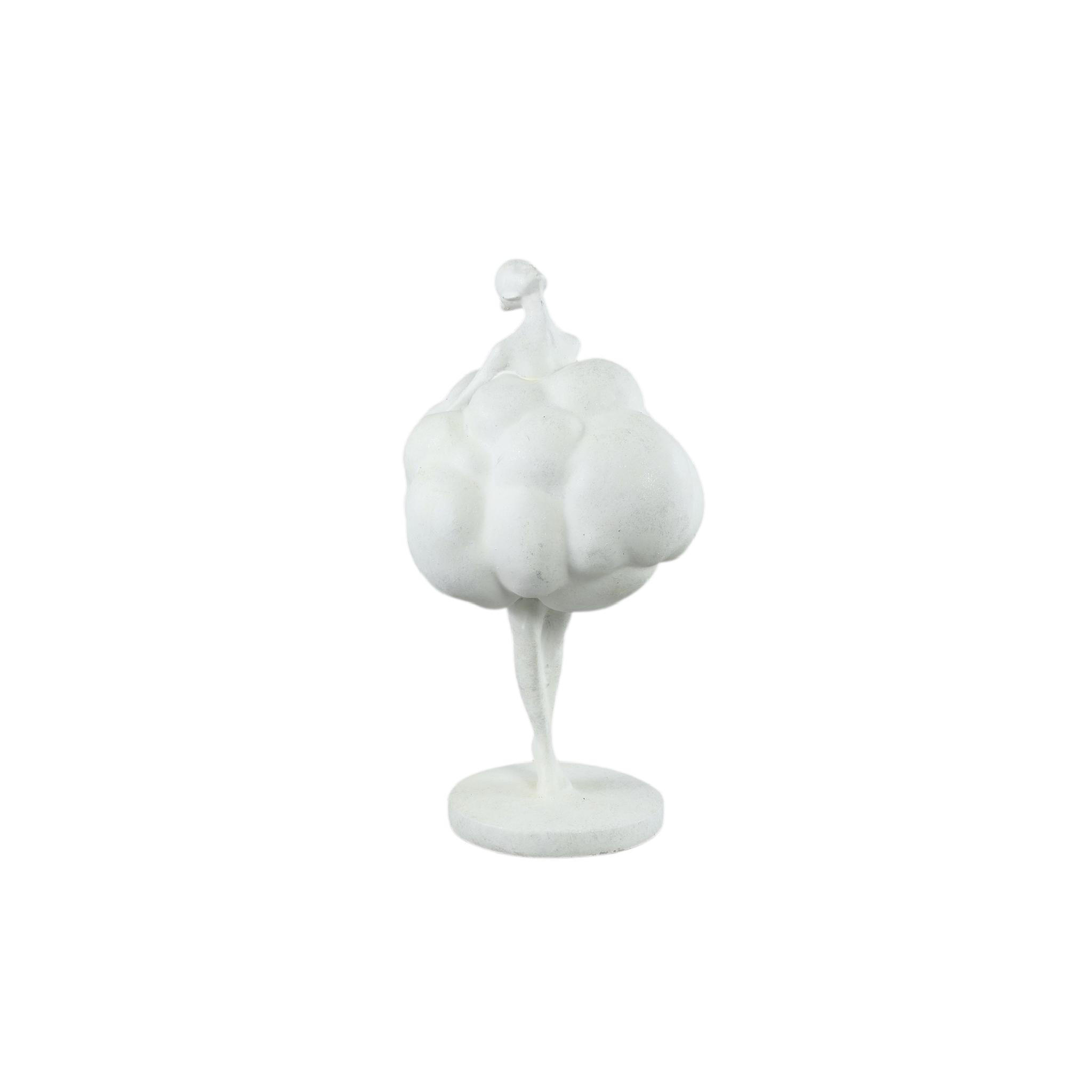 SKULPTUR Vecna Beige 27/22/43cm - Beige, Stein (22/43/27cm) - PTMD Collection