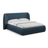 POLSTERBETT mit Bettkasten und Lattenrost 190x215 Blau - Blau/Schwarz, Kunststoff/Textil (140/200cm) - Makamii