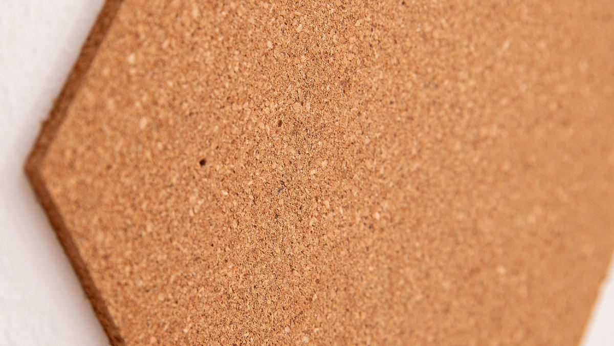 SECHSECKIGES Pinnwand, Wabenform 15x17 cm - 10 Stk. - Braun, Holz (15/17.1/0.5cm) - ALLboards