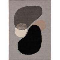 WOLLTEPPICH Kyoto Multicolor/Grau 120x170 cm - Multicolor/Grau, Textil (120/1cm) - KUNSTLOFT